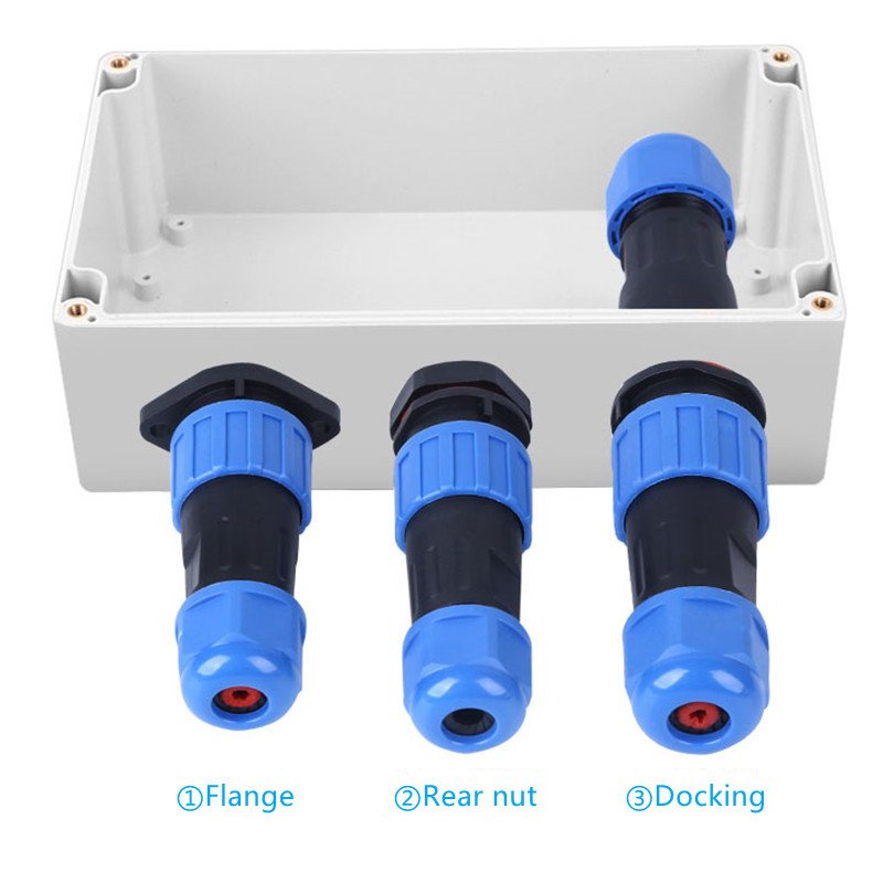 Electrical Aviation Plug Connector Circular Wire SP16 IP68 Cable Connector Plug SD16 Power Push Waterproof Connector