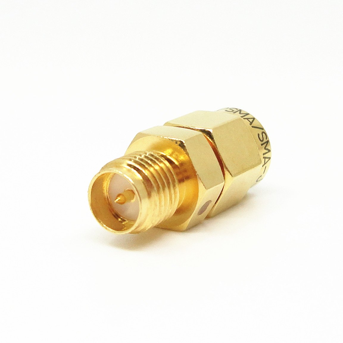 Gold Plated RPSMA Male to SMA Male RF Coaxial Connector Adapter