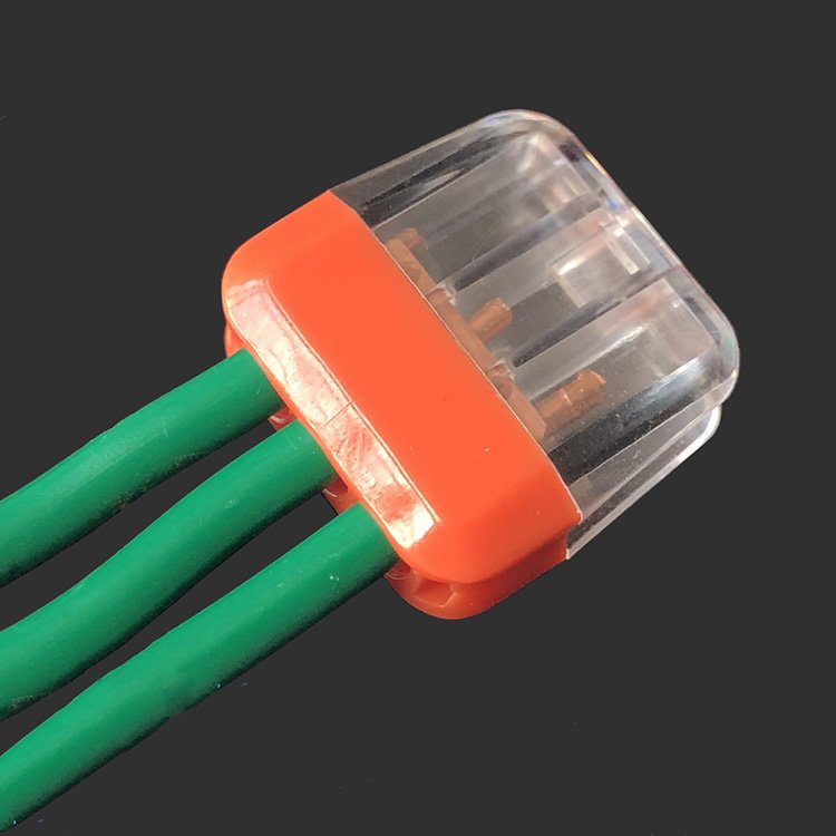 LT-33 Quick Wiring Multipurpose Terminal Block Circuit Inline Splicing Connector 1 in 2 Out