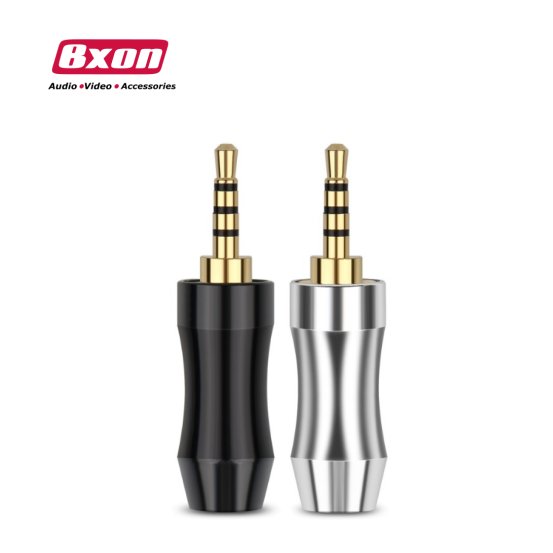 Gold Lead 2.5mm Stereo Headset Plug 4 Pole 2.5 Mm Audio Plug Jack Adaptor Connector