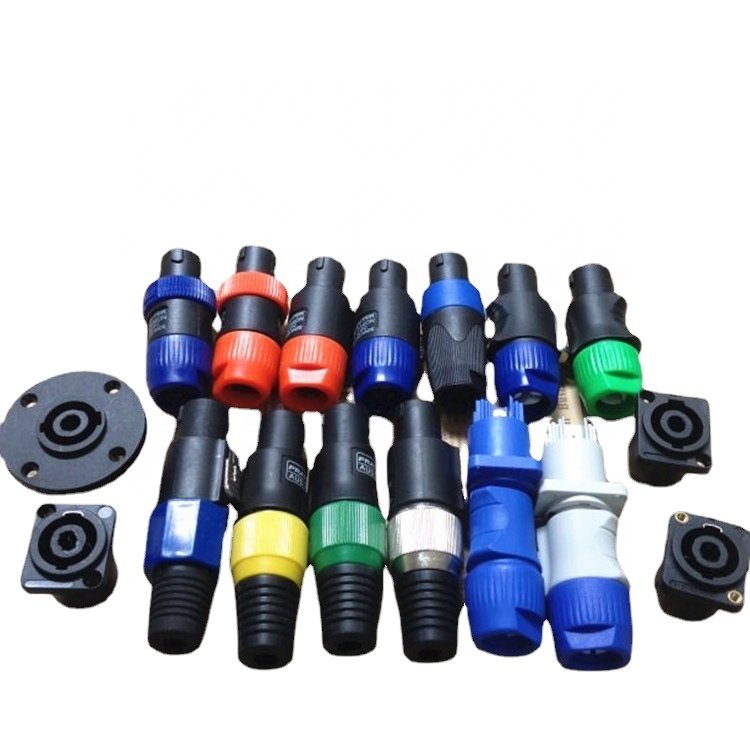 Speaker Powercon connector NL4FX Speakon 4 Pole Plug Male Professional audio power plug
