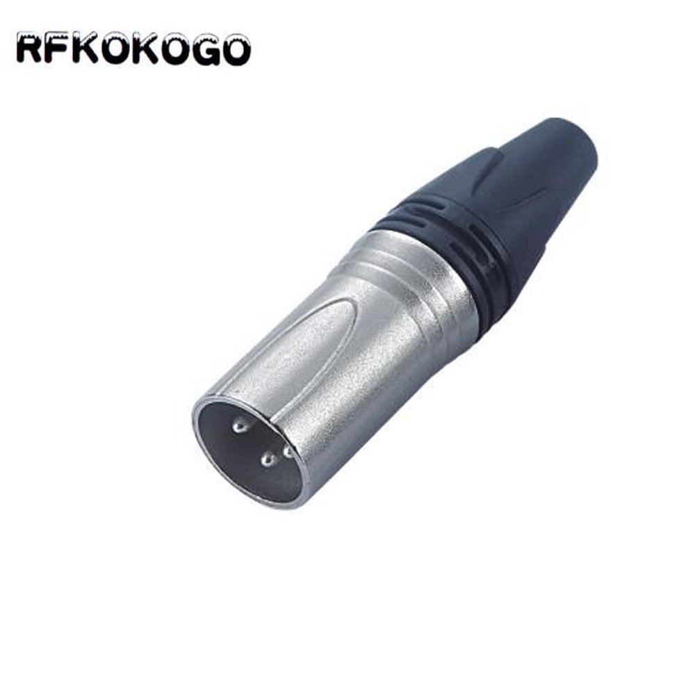 OEM Factory Professional Metal Shell Male and Female XLR Male Female 3 4 5 6 7 Pin XLR Connector can customize logo