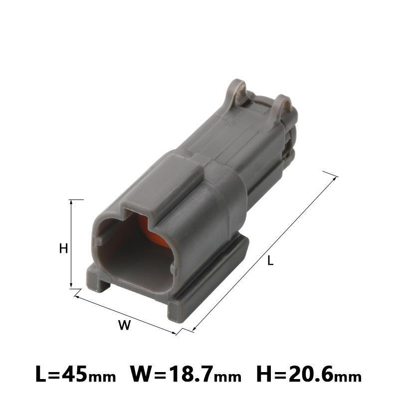 1 Way Female and Male Sealed Automotive Headlight Connector 7123-6214-40 7222-6214-40 DJ7011Y-6.3-11/21