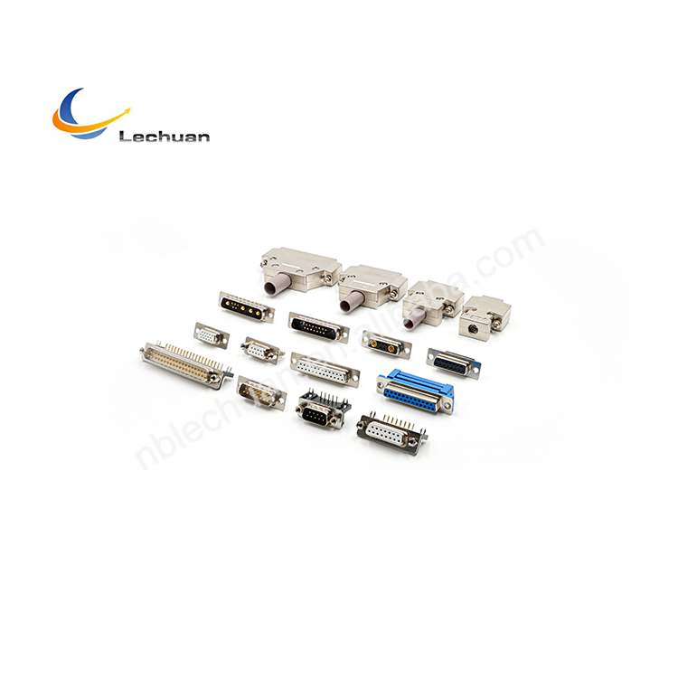 LECHUAN SCSI 57 Series 14P 24P 36P 50P DDK Replaced Male Female Ribbon Connector Centronic Panel Receptacle D-SUB Connector