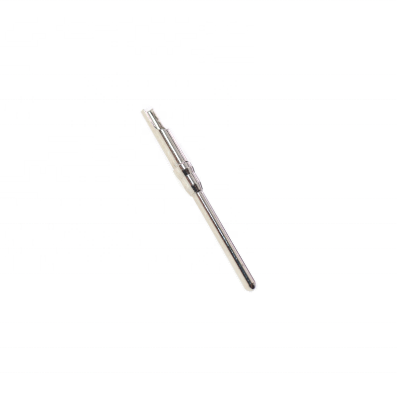 Can be customized 1.0 mm solid terminal pin connector pin bare terminal brass spring pin