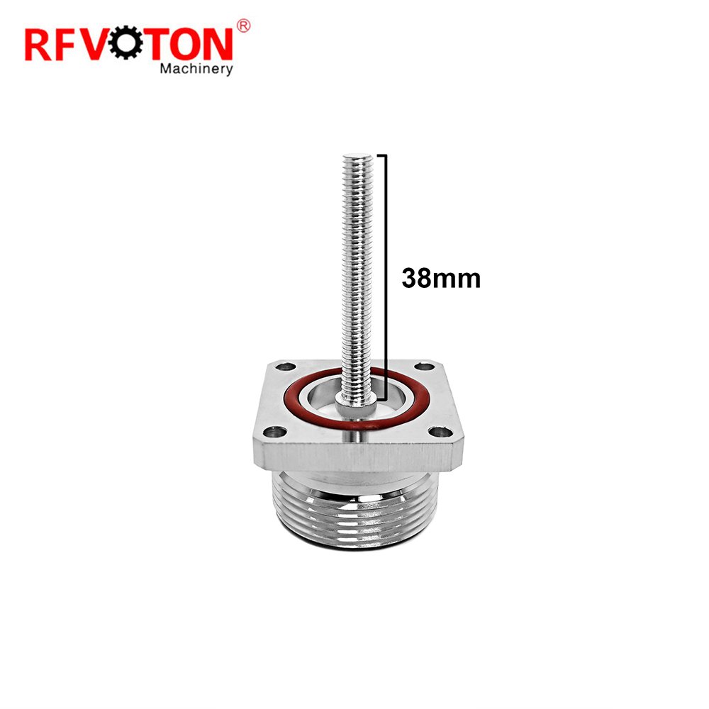 Factory supply Din 7/16 L29 female jack M5 screw thread length 38mm rf coaxial coax connector