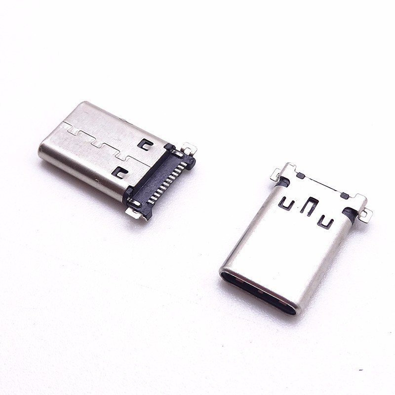 TYPE C Male 16 24 Pin USB 3.1 connector charging port socket