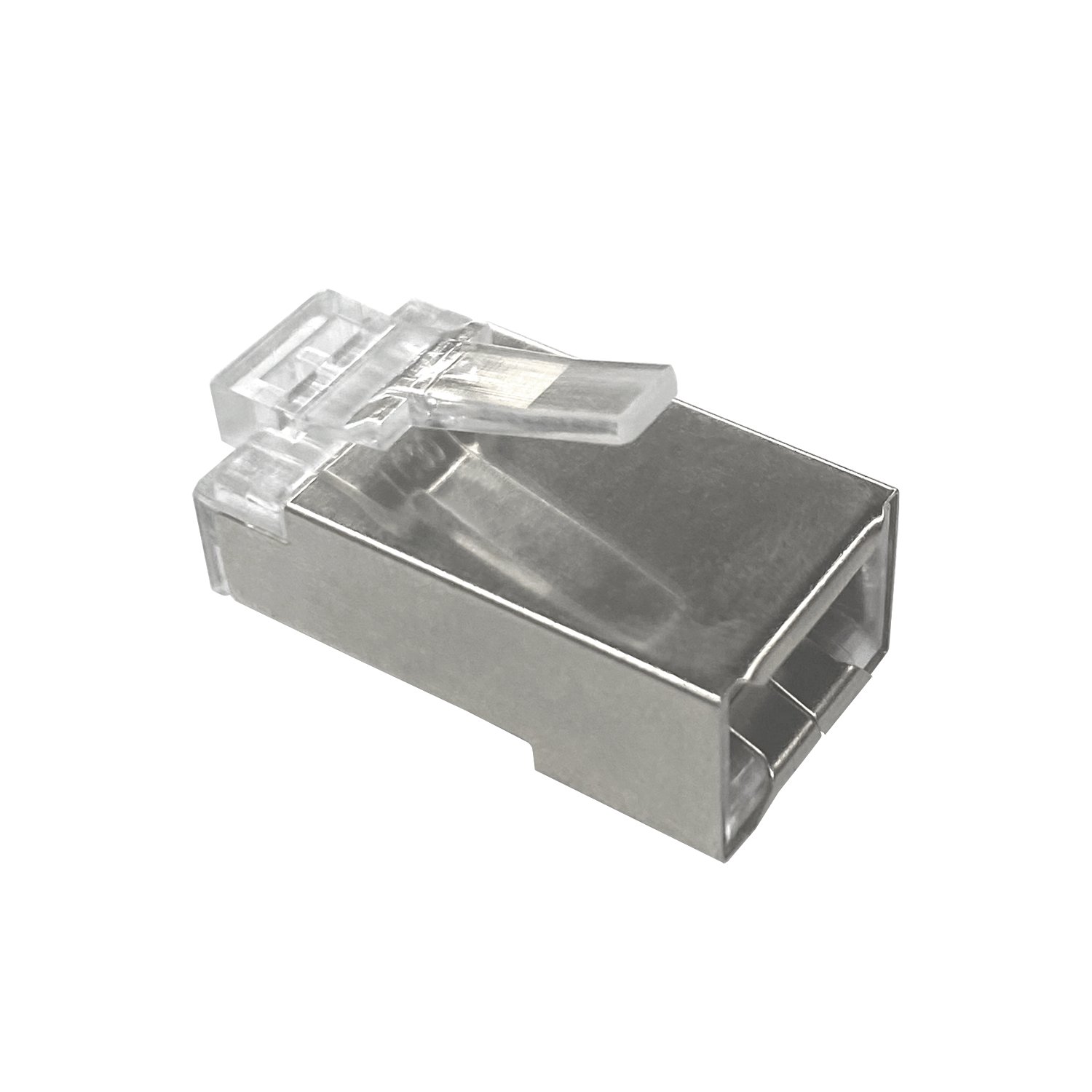 CAT6 RJ45 pass through connectors CAT6 stp crystal connectors