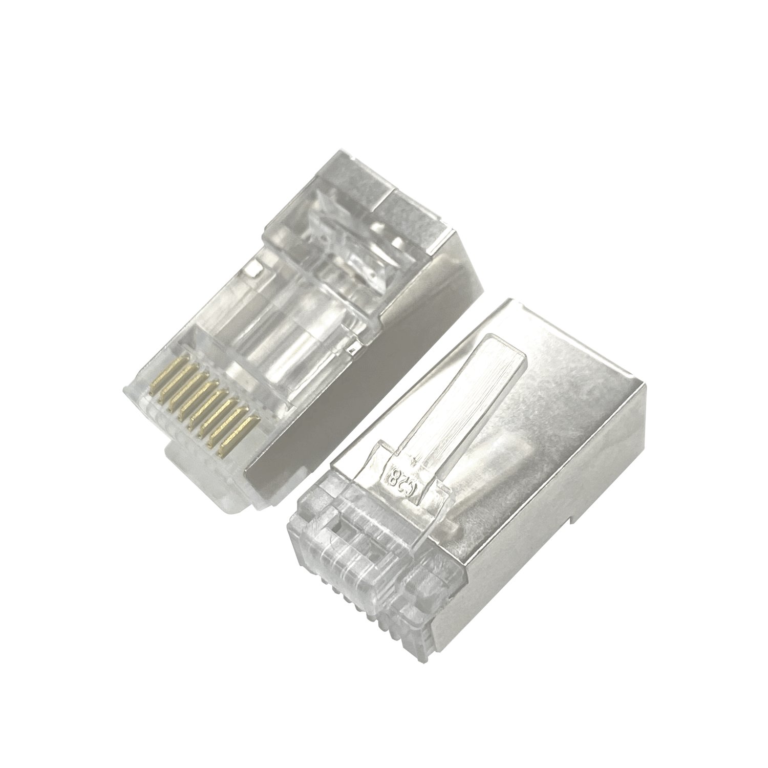 CAT6 RJ45 pass through connectors CAT6 stp crystal connectors