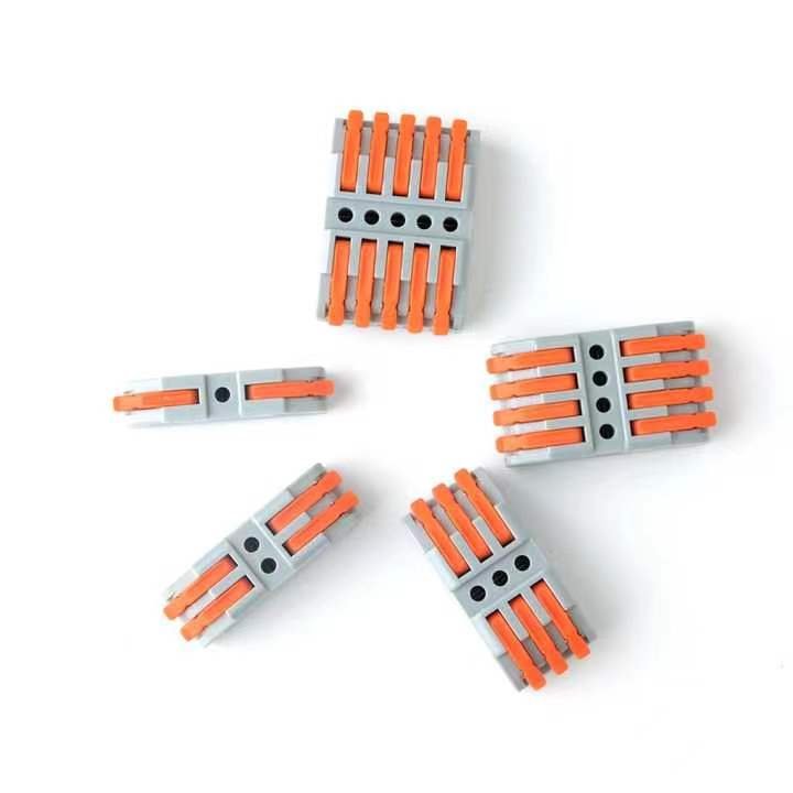Push in Terminal Blocks 221~225 Compact Fast Wire Connector 1P~5P Quick Push-In Wire Connectors