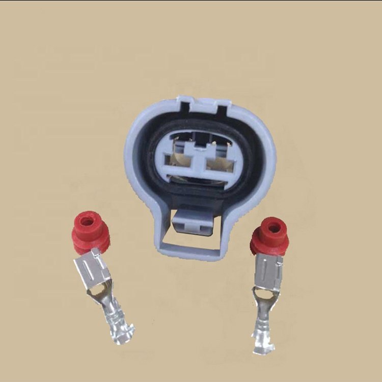 DJ7021Y-4.8-21 2 way female gray auto electronic fan plug Wire Connector 176146-2