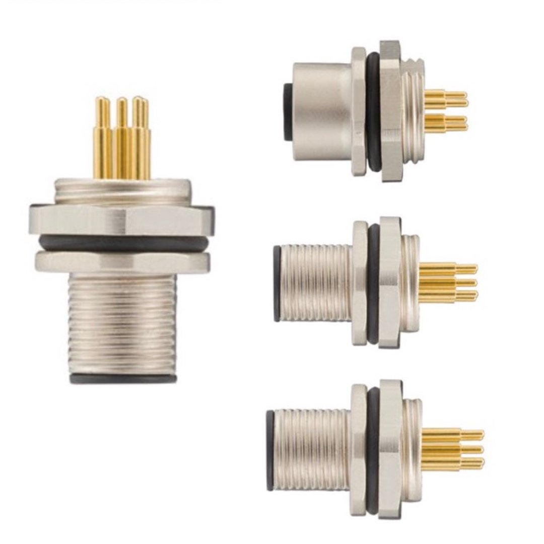 M8 M12 Connector Cable Pin Male Female 2 3 4 5 6 8 12 17 IP67 Waterproof