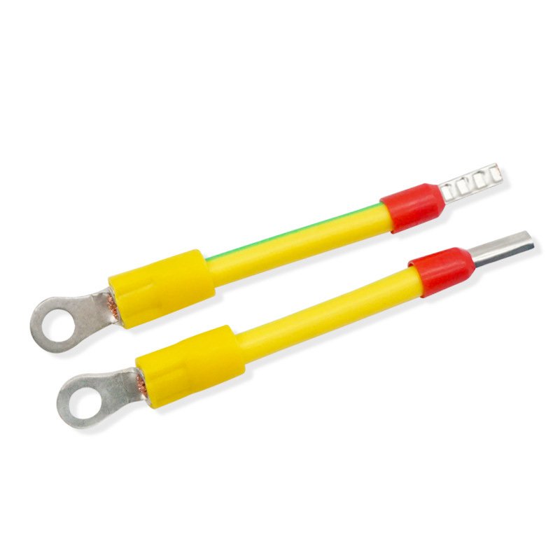 Custom UL1015 Insulated Connector Hookup Wire O-ring Ring Crimp Terminal Cable