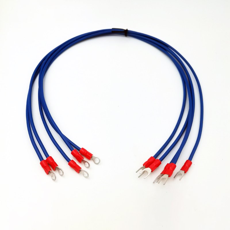 Custom UL1015 Insulated Connector Hookup Wire O-ring Ring Crimp Terminal Cable