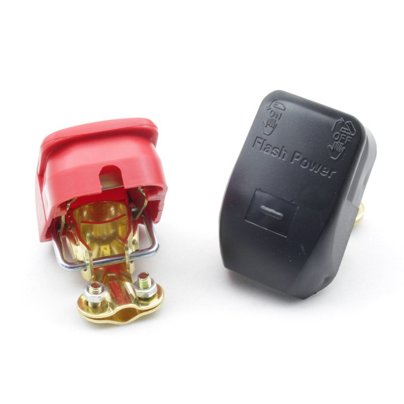Positive Negative Adapter Aluminum Alloy Connectors Clamp Wing Nut Battery Terminals