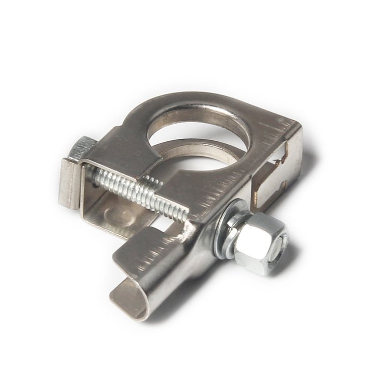 Positive Negative Adapter Aluminum Alloy Connectors Clamp Wing Nut Battery Terminals