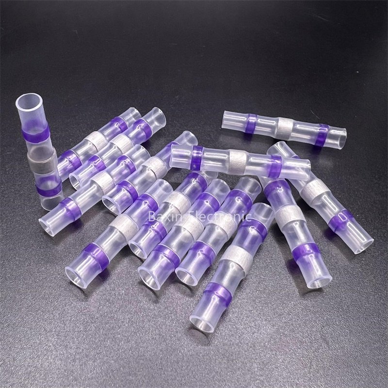 IP67 SST series waterproof insulated electrical wiring harness butt connectors middle heat shrink solder seal wire sleeve