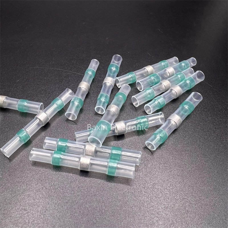 IP67 SST series waterproof insulated electrical wiring harness butt connectors middle heat shrink solder seal wire sleeve