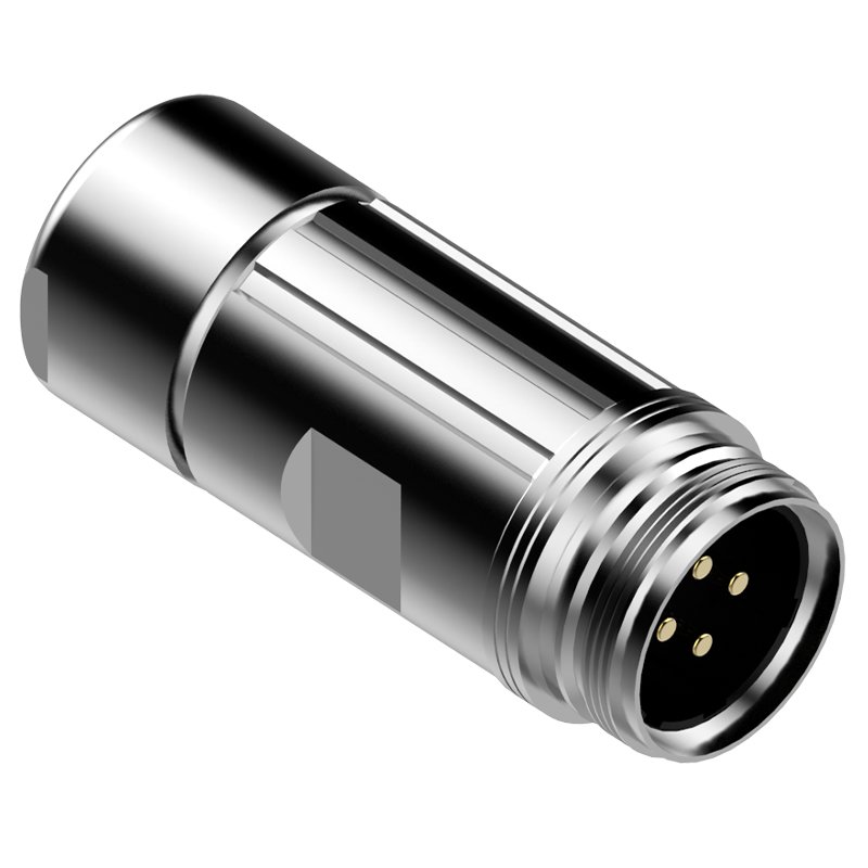 M40 4pin 6pin 8pin Large Current Straight Molded Male Female Ip67 Waterproof Circular Connector