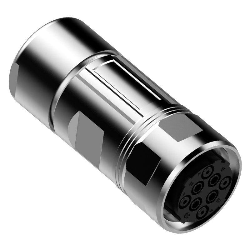M40 4pin 6pin 8pin Large Current Straight Molded Male Female Ip67 Waterproof Circular Connector
