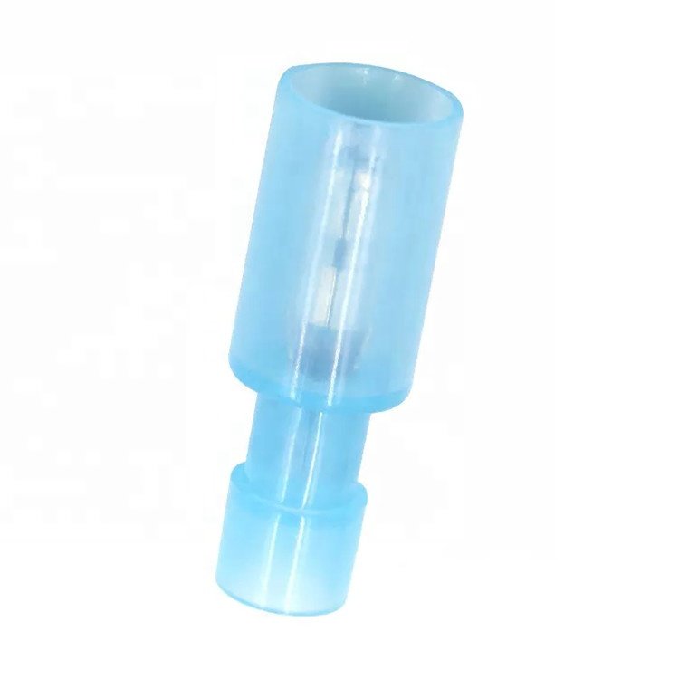 MRFNY2-156 Bullet Shaped Male Insulating Joint Wire Connector Electrical Crimp Terminal for 16-14 AWG Blue Reel Terminals