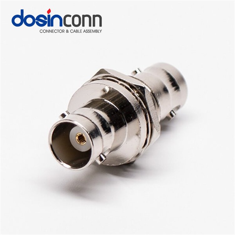 BNC Female Connector to BNC Female RF Adapter 75ohm 12G-SDI