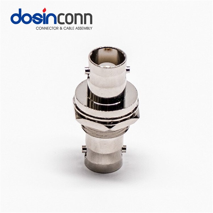 BNC Female Connector to BNC Female RF Adapter 75ohm 12G-SDI