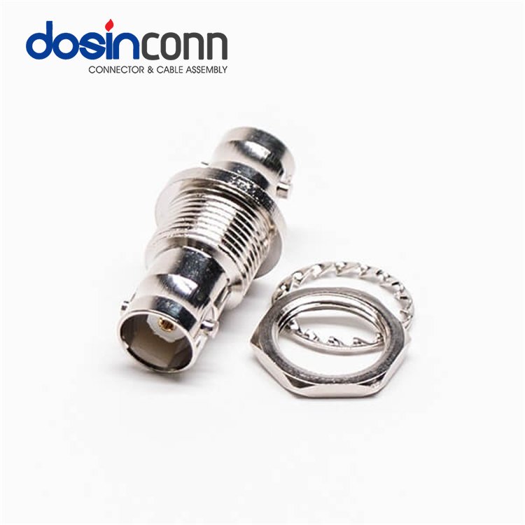 BNC Female Connector to BNC Female RF Adapter 75ohm 12G-SDI