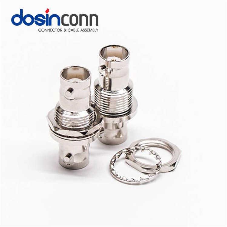 BNC Female Connector to BNC Female RF Adapter 75ohm 12G-SDI