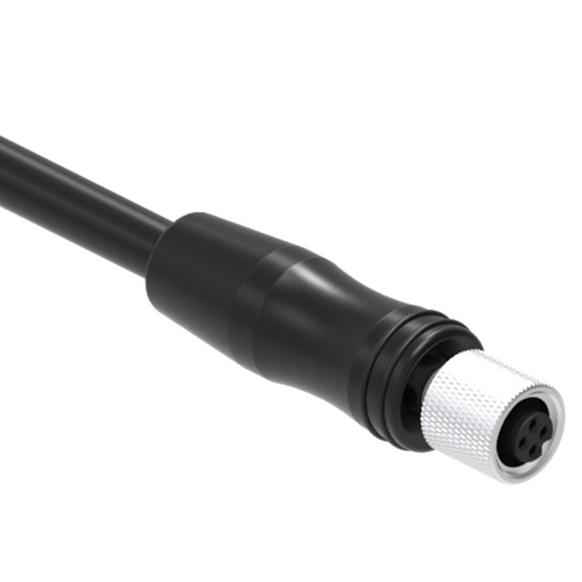 Waterproof Ip67 Male Female Straight Molded Cable Right Angle 4pin M5 Circular Connector For Sensor