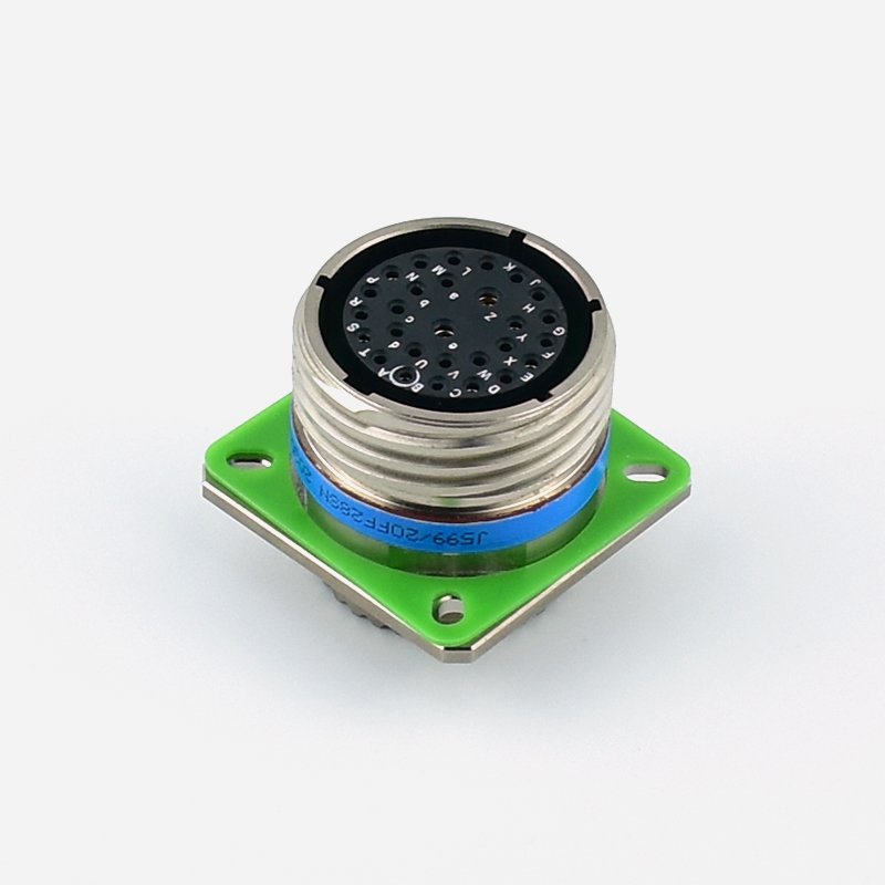 TT 38999 III series OEM/ODM 28pin 26FF28PN D38999 J599 Electrical Panel Mount Circular Aerospace Connector factory manufacturer