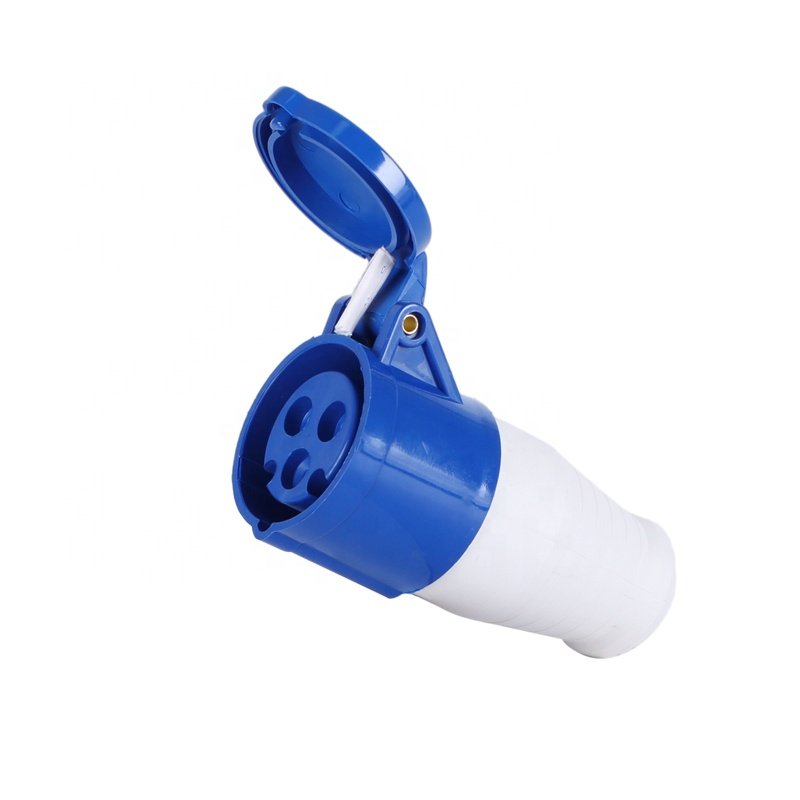 Single Phase 240V 16A Industrial Connector 3 Pin Movable Industrial Socket