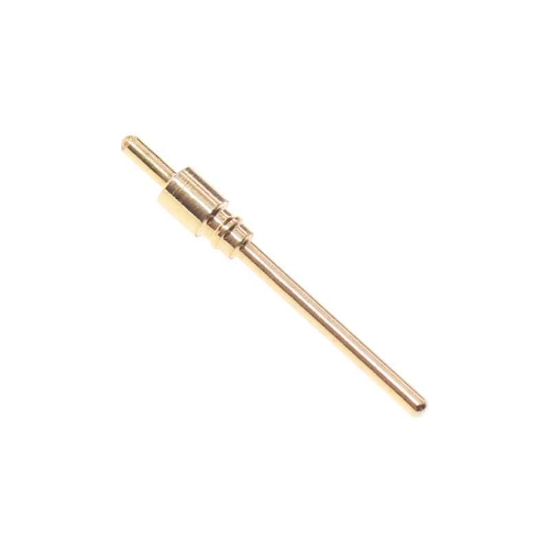 Customized Contact Pin Brass 0.8mm Pogo Pin Terminal Electrical Wire Connector