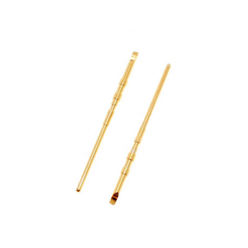 Customized Contact Pin Brass 0.8mm Pogo Pin Terminal Electrical Wire Connector