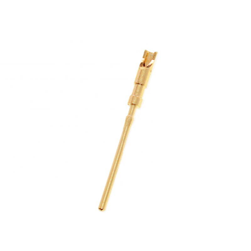 Customized Contact Pin Brass 0.8mm Pogo Pin Terminal Electrical Wire Connector