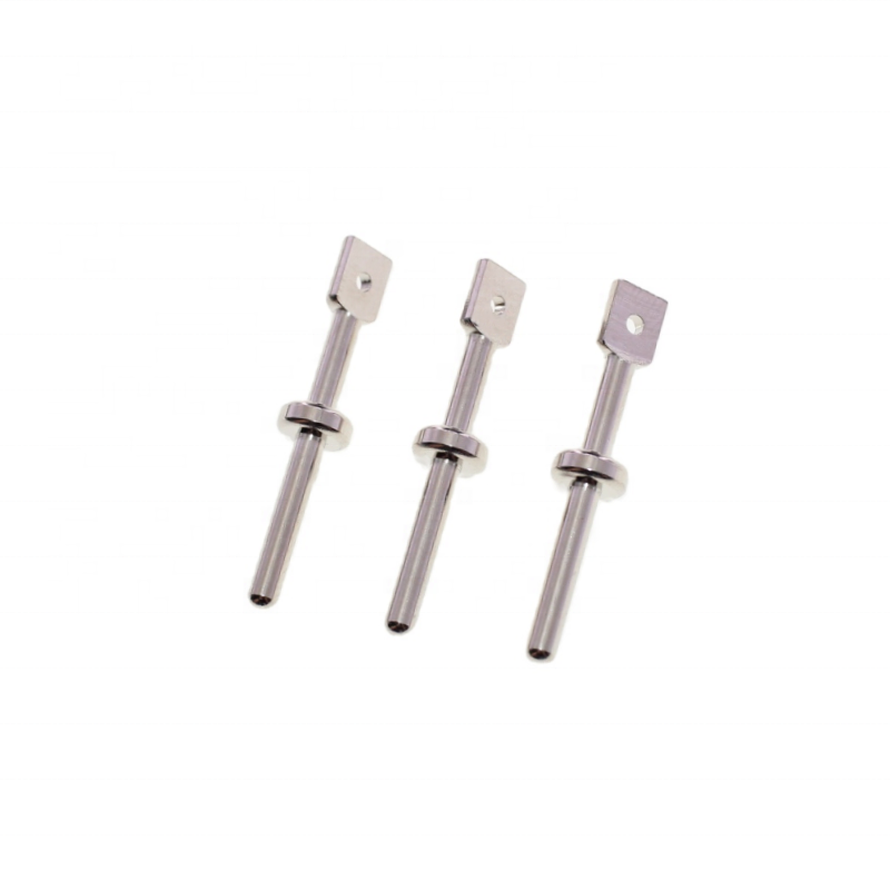 Customized Contact Pin Brass 0.8mm Pogo Pin Terminal Electrical Wire Connector