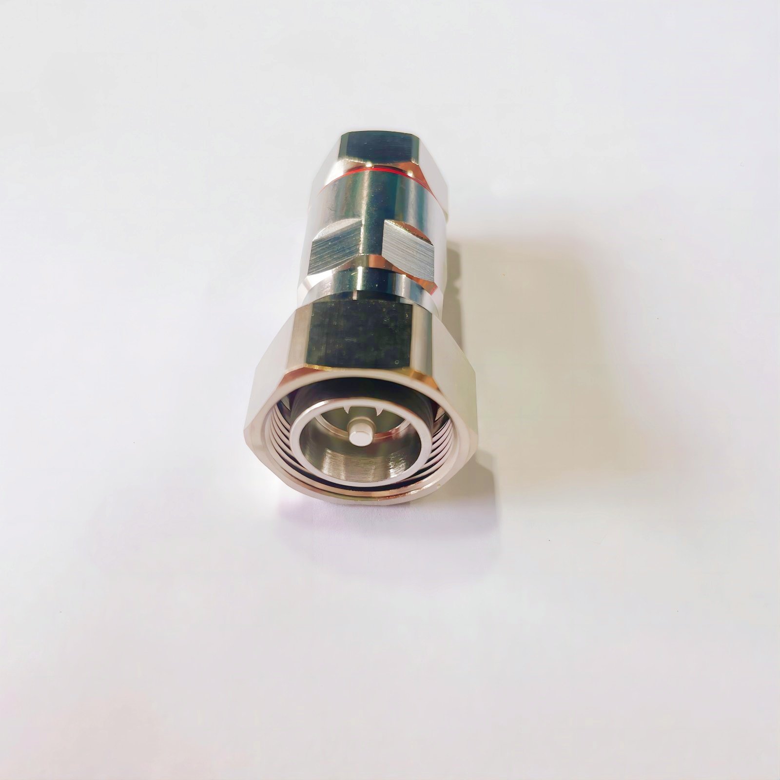High quality RF coaxial connector 4.3-10 mini DIN male RF connector clamp screw type 1/2 standard cable connector