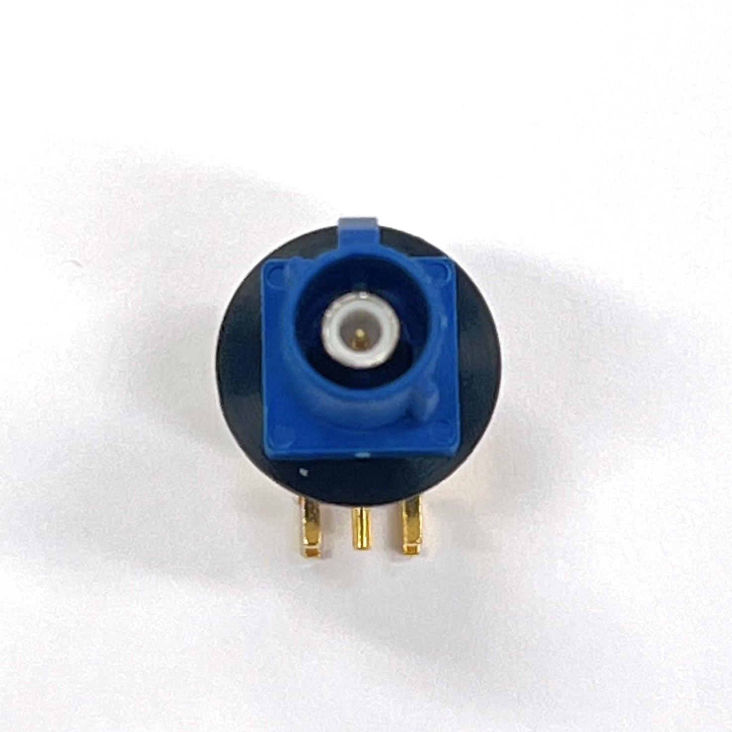 Customized Automotive Waterproof Bulkhead Fakra Plug Right Angle Connector PCB Mount Through Hole Fakra Connector for GPS GSM