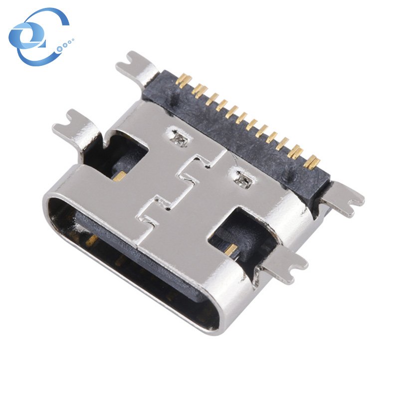 Usb Socket Connectors SMT 16 Pins Type-c Jack Usb C Type Data Connector