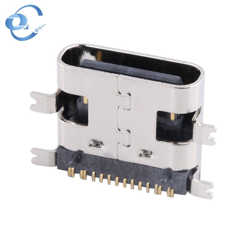 Usb Socket Connectors SMT 16 Pins Type-c Jack Usb C Type Data Connector