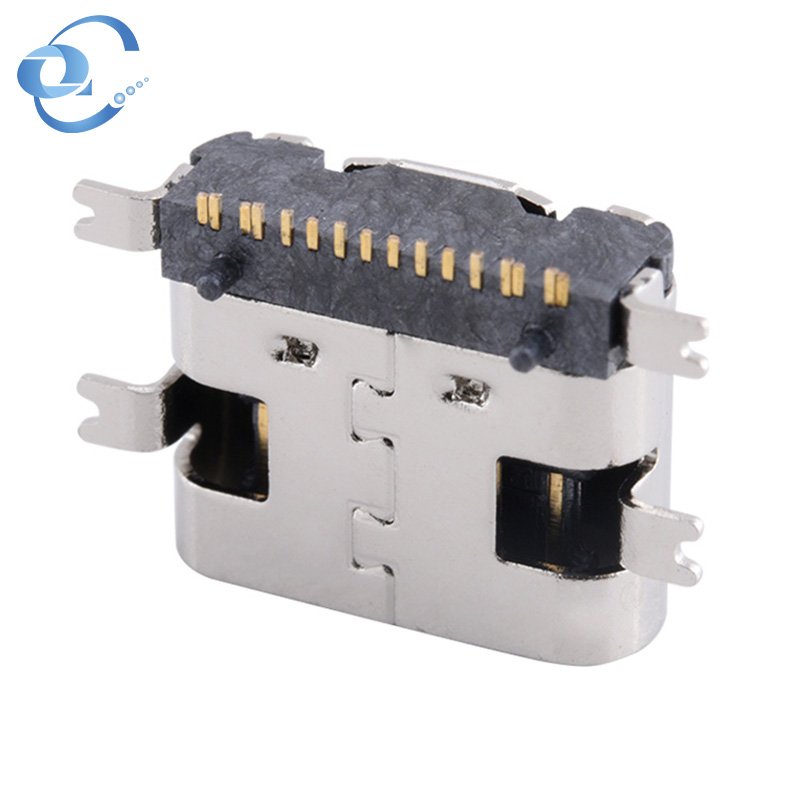 Usb Socket Connectors SMT 16 Pins Type-c Jack Usb C Type Data Connector