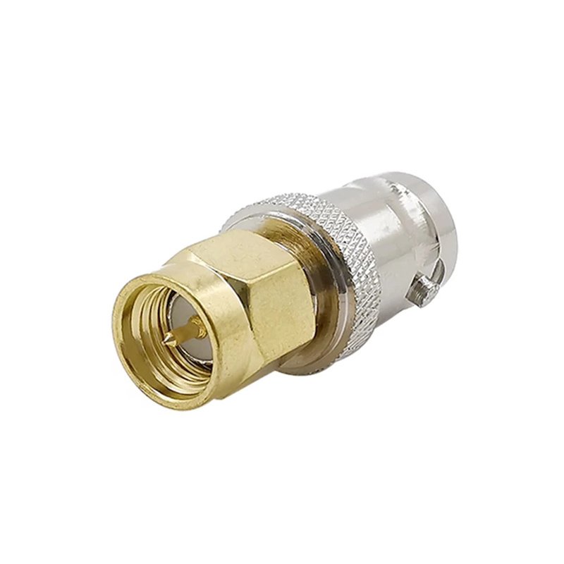 Hot Selling Adapter BNC Female Jack to SMA Male Plug Straight RF Coax Connector Adapter