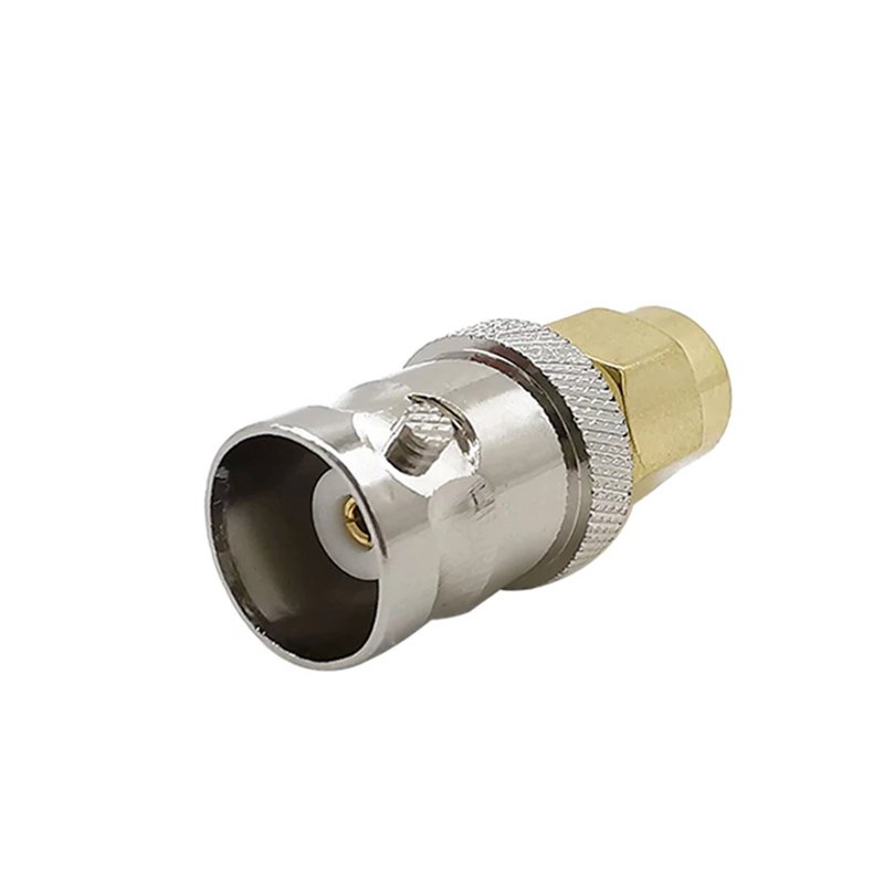 Hot Selling Adapter BNC Female Jack to SMA Male Plug Straight RF Coax Connector Adapter