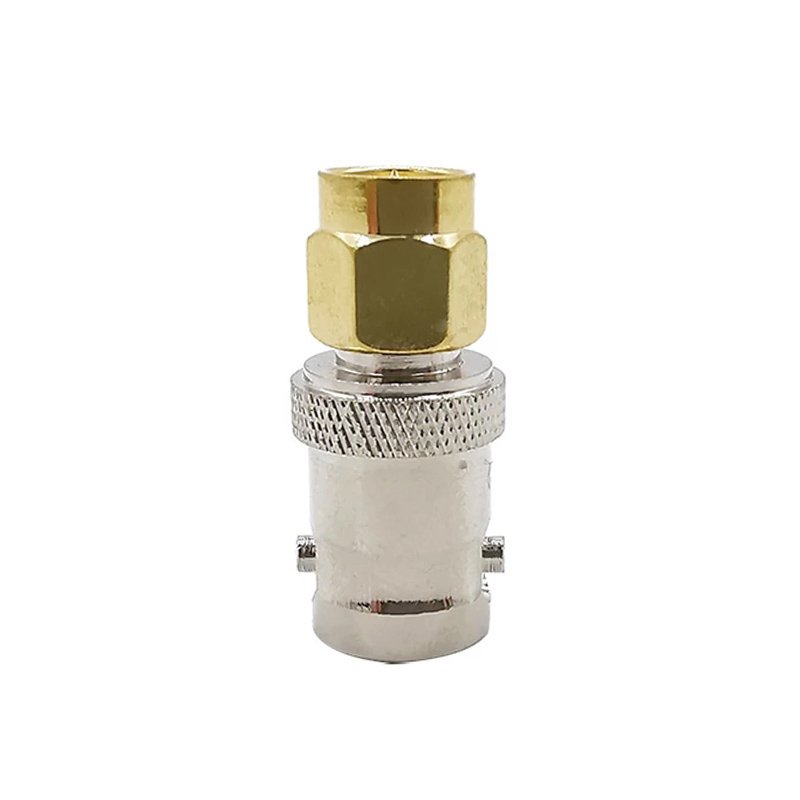 Hot Selling Adapter BNC Female Jack to SMA Male Plug Straight RF Coax Connector Adapter