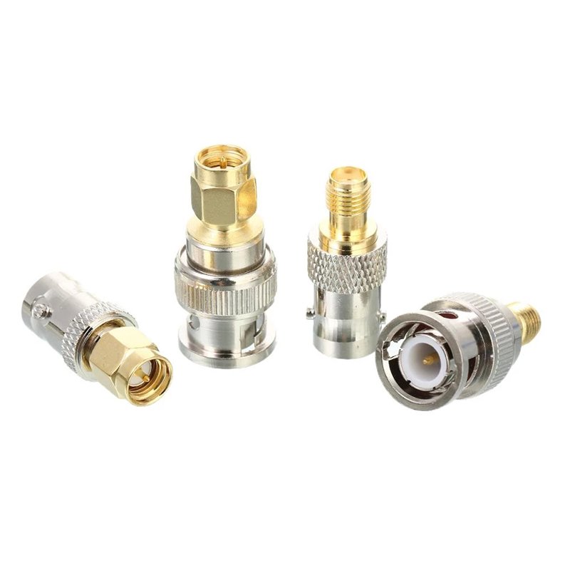 Hot Selling Adapter BNC Female Jack to SMA Male Plug Straight RF Coax Connector Adapter