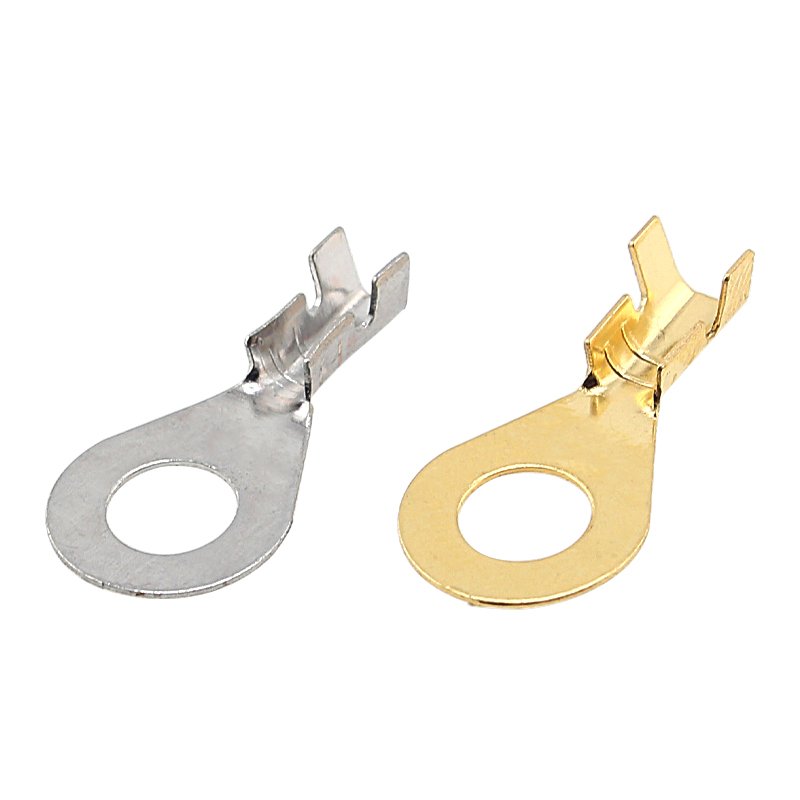 High Quality M6 6.2mm Uninsulated Crimp Ring Terminal DJ431-6 brass terminal