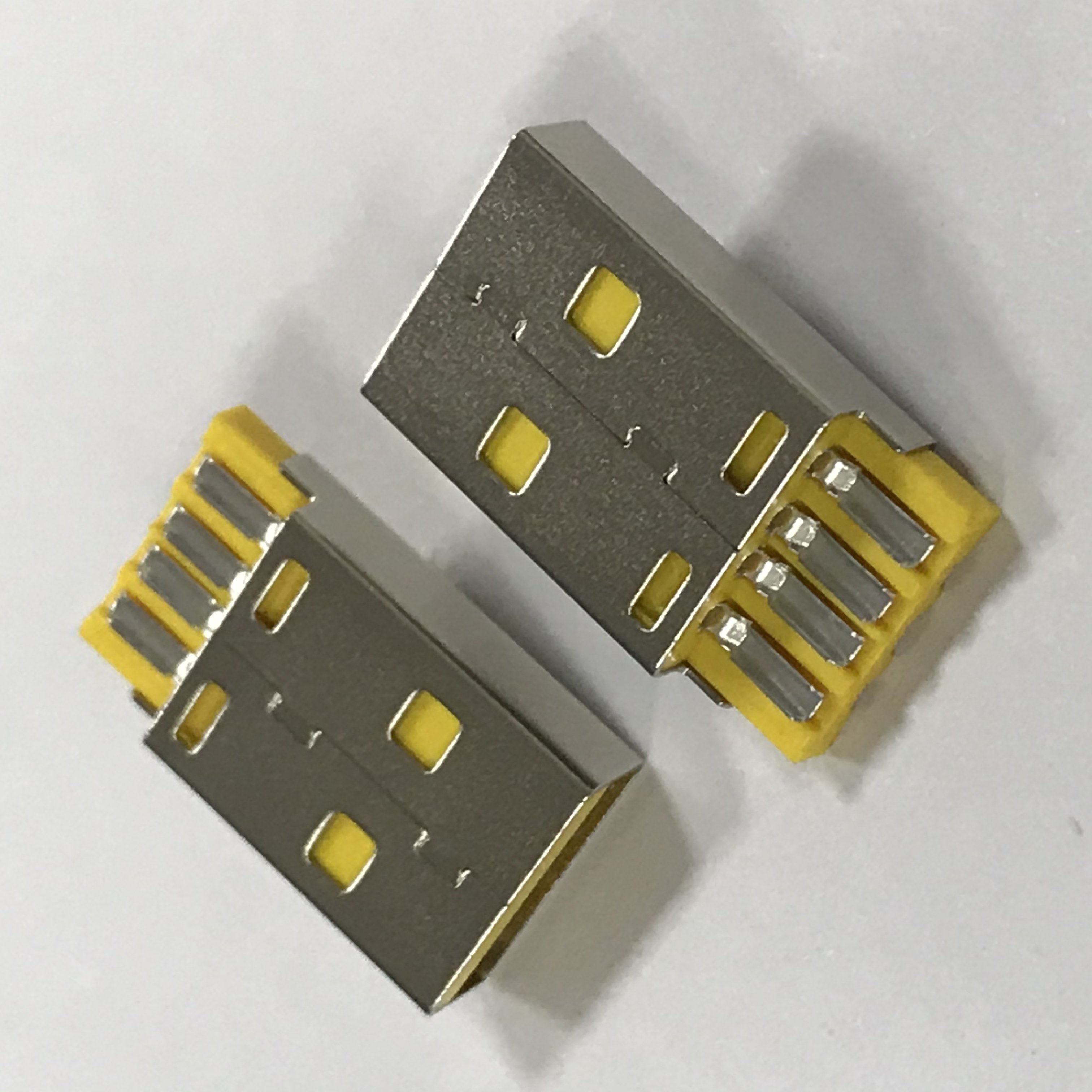 Fast Charging USB 4P Solder A Type Male Connector PBT for USB Cable