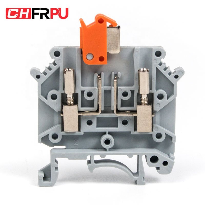 CHFRPU UK5-MTK-P/P 4mm2 knife switch DIN rail screw terminal block test disconnect connector