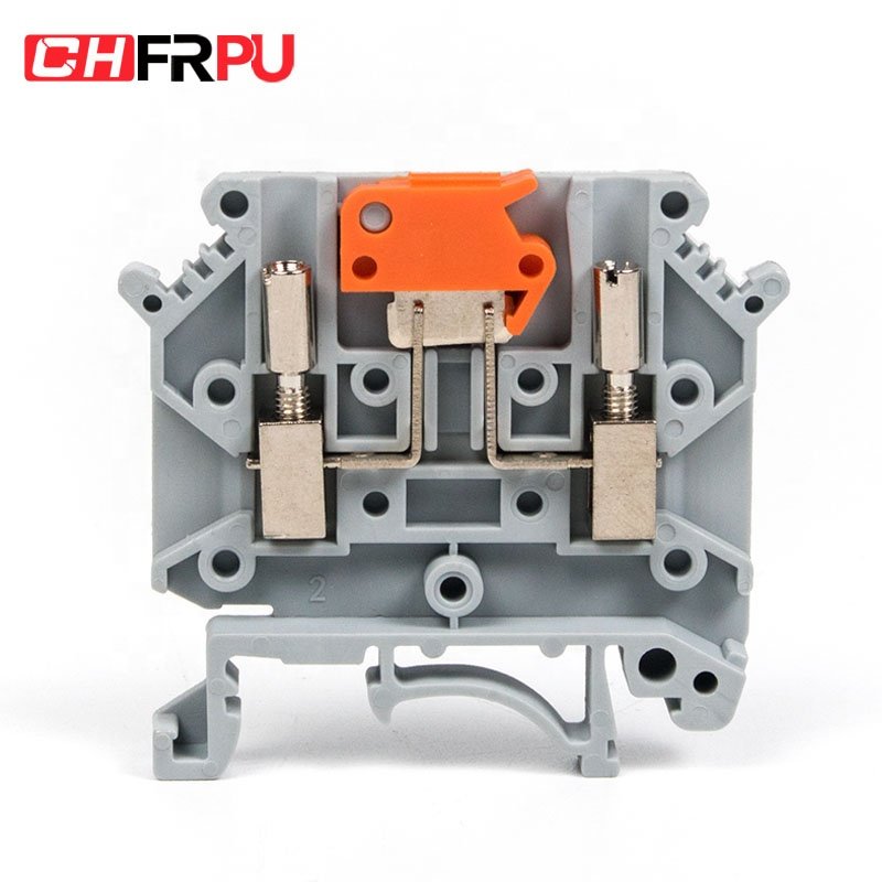 CHFRPU UK5-MTK-P/P 4mm2 knife switch DIN rail screw terminal block test disconnect connector
