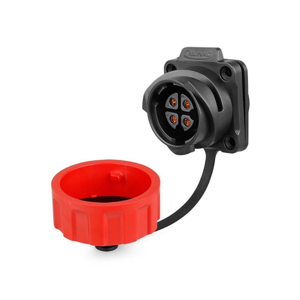 Cnlinko YM24 M24 Aviation 4-Pin Power Adapter Circular IP67 IP68 Outdoor Bost Ship LED Lighting High-Durable Connectors